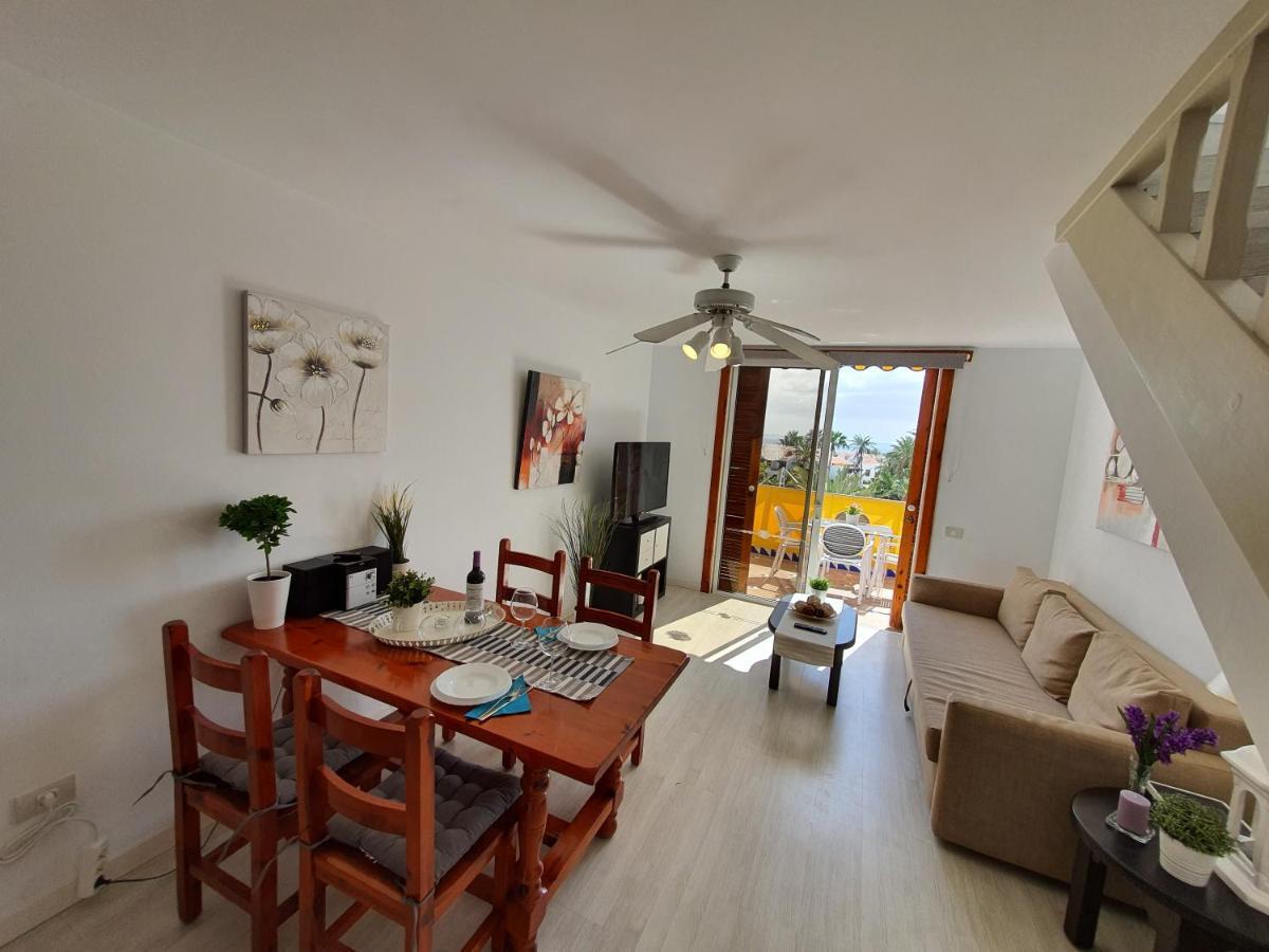 דירות פלאייה דה לאס אמריקס Duplex Close To Sea And Beach With Heated Pool, Wifi, Balcony With Seaview, No 2 מראה חיצוני תמונה